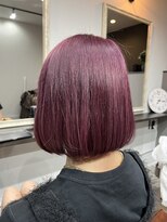 ネジヘアライフ(Nezi Hair Life) ボブ　　ピンクバイオレット