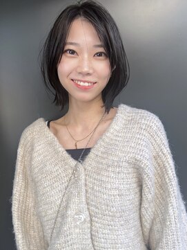 ラウンジ モリオ イケブクロ(Lounge MORIO Ikebukuro) 【morio池袋】大人可愛い黒髪ウルフボブ♪