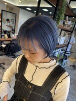 アンドライフ 市原店(AND LIFE)&nbsp;水色／青を水でうすめたような色／1回のブリーチ