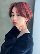 ソヨン 山形桜田店(SOYON)&nbsp;チェリーレッド×ふわショート