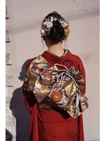 ランコントレ 千代 成人式ヘアセット