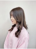 《TOPHAIR 玉島店/ ぱん》アッシュブラウン×柔らかミディ