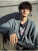 波巻きパーマメンズツイストスパイラルパーマツーブロック