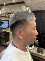シャル 八王子(shalu)&nbsp;フェードカット×シルバー
