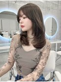 ワンカールで可愛いレイヤーカット＊艶カラー/ブラウンベージュ