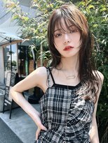 Liberte銀座 大人かわいいレイヤースタイル×透明感グレージュ