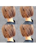 ３０.40代　切りっぱなしボブ