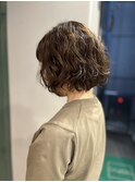 外国人風カーリーヘア