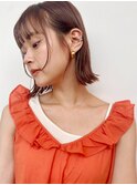 メルティカラー×顔周りレイヤーカット髪質改善[表参道]