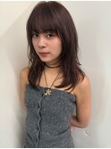 ミディアムレイヤー　顔周りレイヤー
