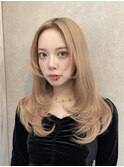 メルティカラー×フェミニンロング［似合わせカット/レイヤー］