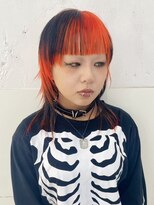 クク(QUQU)&nbsp;オレンジデザインカラー　ウルフ　レイヤー