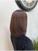 「菊池紳吾」ダメージレスカラーのオレンジブラウン明るい白髪染