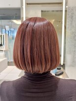 ザザ 高田馬場(ZA/ZA)&nbsp;暖色系カラー　大人ボブ　白髪ぼかしカラー