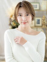 カバーヘア ブリス 志木南口駅前店(COVER HAIR bliss)&nbsp;外国人風細めハイライト小顔前髪なしショートc7志木20代30代40代