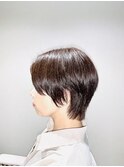 40代50代60代◎脱白髪染め ショートボブ