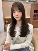 髪質改善/レイヤーカット/顔周りカット/前髪/韓国/ダブルカラー