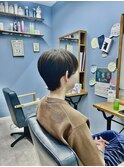 ハンサムショート×オリーブアッシュ