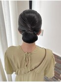 艶シニヨン