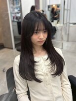 マーシュ ルーヴェ(marshu Luve)&nbsp;小顔効果◎ふわっとレイヤーロング×透け前髪☆