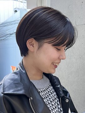 ニコ トウキョウ(nico TOKYO) 20代30代前髪なしショートハンサムショート丸みショートレイヤー