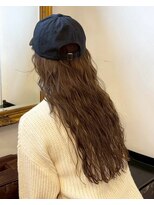 ロマリア(Lomalia)&nbsp;イメチェン/ウェーブパーマ/ベージュ/前髪/表参道/原宿