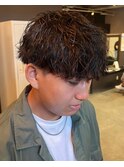博多メンズツイストスパイラルパーマ