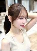 *20代30代40代◎似合わせ小顔顔まわりレイヤー2wayバング