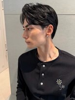 トリッカ シブヤ(TRICCA SHIBUYA)&nbsp;メンズカットパーマフェザーニュアンス毛流れセンターパート渋谷