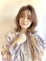 ボヌールウメダ(Bonheur UMEDA) 玉井】まろやかベージュのレイヤースタイル