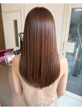 零秒女髪 千里丘店 上品で艶やかな美髪を叶える髪質改善ロング艶髪髪質改善カラー