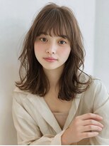 オンク 新宿(onk)&nbsp;黒髪/グレーベージュ/レイヤーロング/前髪パーマ[新宿駅]