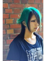 ソレイジュ(soleige)&nbsp;【派手髪】V系・グリーン&ブラック