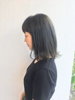 ヘアメイク オブジェ(hair make objet) オリーブグレージュボブ KAI