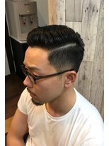フェニーチェ(fenice international hair salon)&nbsp;外国人風サイドかきあげリーゼント♪