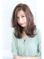 オーロ 西宮店(ORO)&nbsp;レイヤースタイルのふわミディ