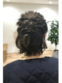 ◆◇ヘアアレンジ・ショートヘアハーフアップ◇◆