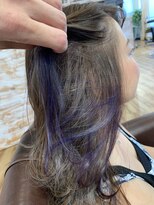 スフィーダ(SFIDA)&nbsp;アッシュベージュ×ハイライト×チラッとパープル