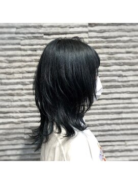 ビス ヘア アンド ビューティー 西新井店(Vis Hair＆Beauty) ウルフカット/ウルフ/レイヤー/小顔/大人かわいい/黒髪/10代20代