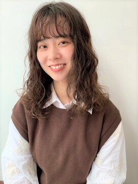 ビーハイブ 一番町店 アヴェダ(BEHIVE) くしゃっと無造作パーマ