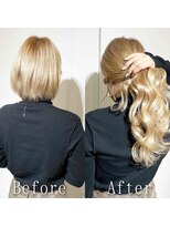 あるじゃんすー 横浜店 プラチナブロンド#シールエクステ#ホワイトグレージュ#美髪#横浜