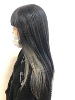 スタジオフィット(STUDIO FITTO)&nbsp;・ダークグレー×コントラストイヤリングカラー・