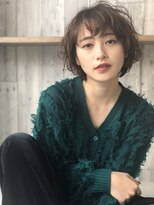 テラス 中百舌鳥(Terrace)&nbsp;30代・40代大人かわいい小顔ワンサイドショートボブ黒髪前下がり