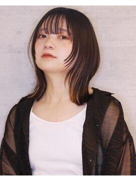 ブランシェ(branche) 【1ミリにこだわるカット】/フェイスウルフ×ミディアム