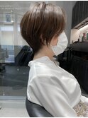 【斉藤航人】チョコレートブラウンショート【白髪染め可】【柏】