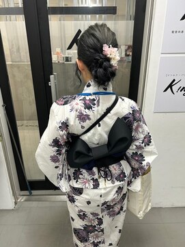 キング 枚方店(K!ng) 【枚方、高槻、梅田】浴衣ヘアセット