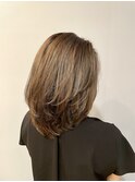 20代30代40代ハイライト外国人風カラープラチナアッシュ