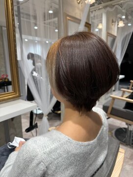 アンドットエス 銀座(and.S) 【and.S 銀座】30代40代50代大人ナチュラルレイヤーショートボブ