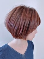 アナザヘアー なんば 高島屋前店(ANAZA hair)&nbsp;丸みショート＆クリアピンク