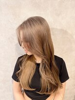 ルモ(Lumo)&nbsp;【KATSUYA】ミルクティーグレージュ×ロング